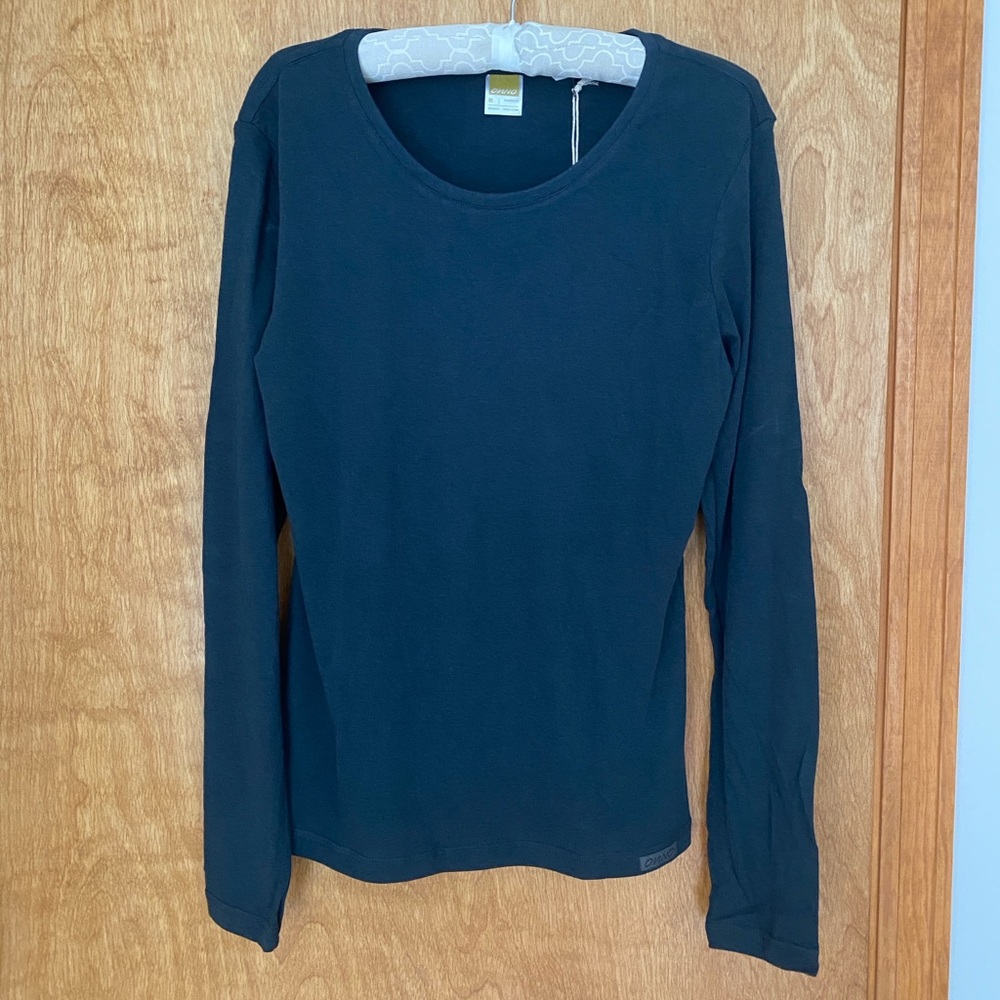 ONNO Bamboo Long Sleeve t-shirt, charcoal blue, W’s M